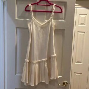 White cinq à sept women's dress